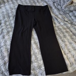 Mix & Co. 🖤 Chic Black Ribbed Pants  (656)